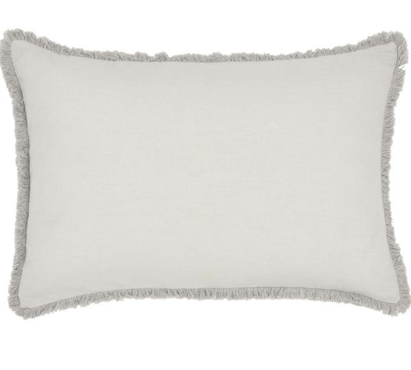 Pure Linen Cotton Silver Cushion
